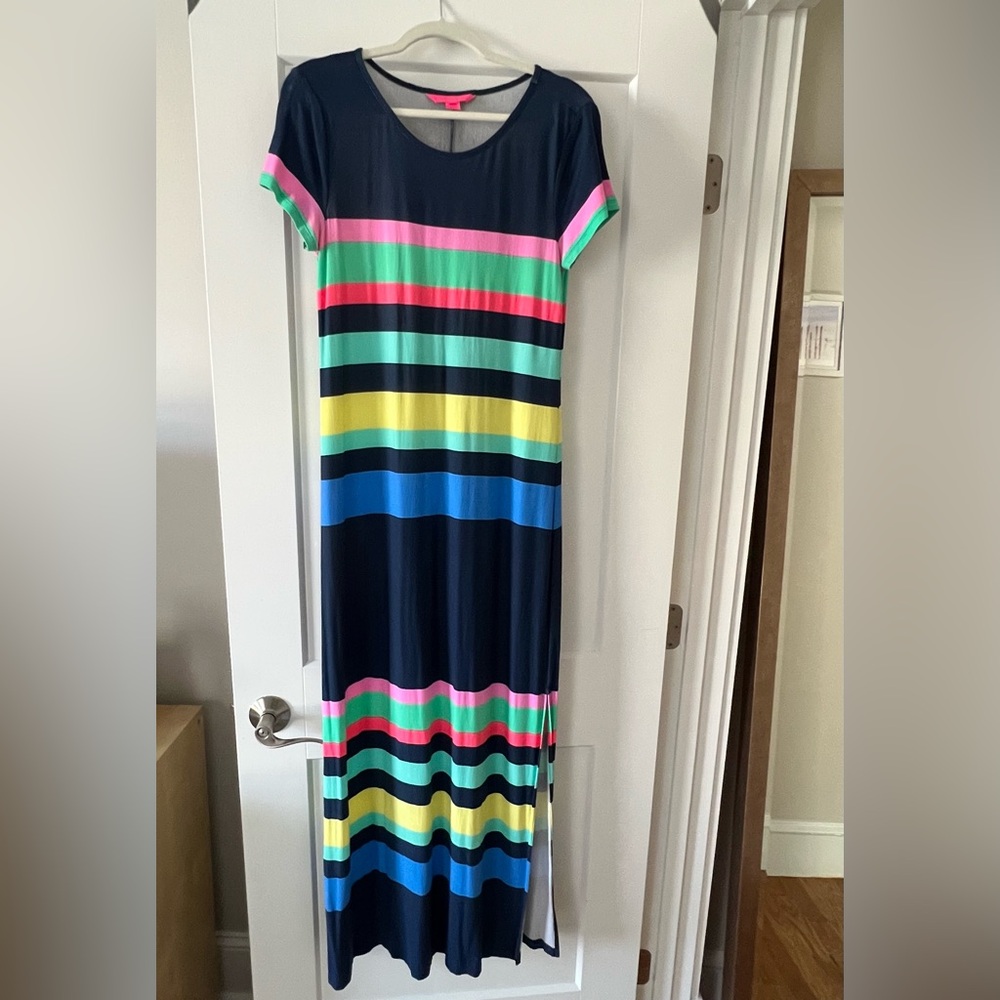 Lilly Pulitzer Tae Maxi Dress in Gecko Stripe